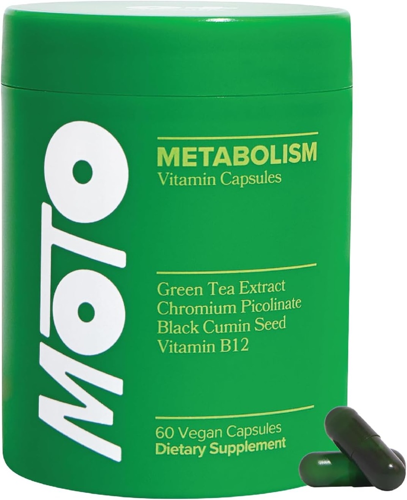 O Positiv Moto Naiste Metabolism Toetus - Energia, Piirata Iha, Tervislik Metabolism - Vegan Kapslid, 30 Servings