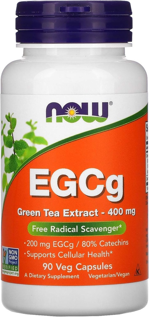 Nüüd toidud EGCG 400mg roheline tee, 90 CT