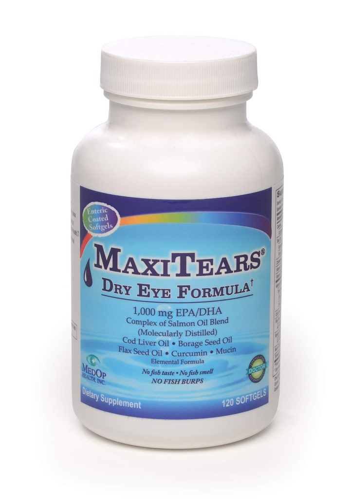 MedOp MaxiTears® Dry Eye Formula 120 softgels, 1 pudel