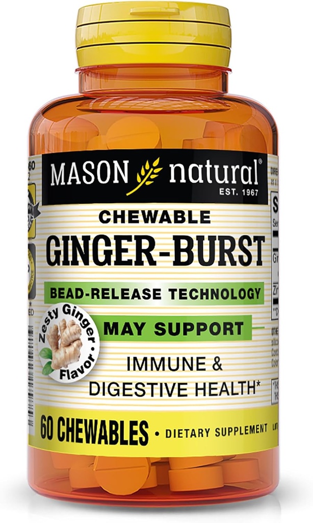 Mason Natural Ginger-Burst, 60 krahv