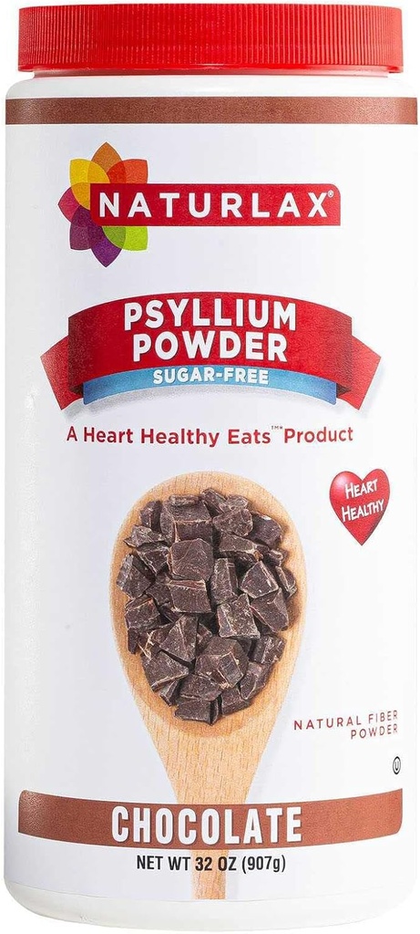 Suhkruvaba Psyllium Husk Fiber Pulber, šokolaad Maitsestatud 32 oz