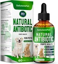 Koerte antibiootikumid Forte Health | Antibiootikumid kassidele | Taimne lisand kõigile tõugudele | kerge hingamise jaoks | Seedimine ja urineerimine | Nahk ja kate | Kana maitse | 2 Oz