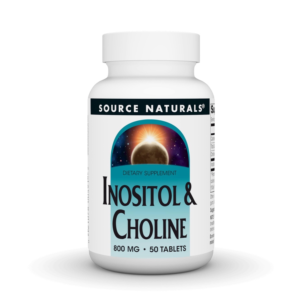 Inositool ja koliin 800 mg toetavad tervislikku närvifunktsiooni - 50 tabletti