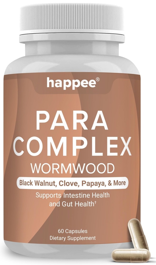 ParaComplex soolekaitse inimestele - para Purge Taimne puhastus soolestiku tervisele ja seedetrakti tasakaalu - koos Wormwood, Black Walnut, Küüslauk & More - 60 kapslit