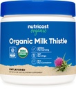 Nutricost Organic Piimaohakas (Silybum Marianum) 8 oz konteineri kohta (maitsestamata) - Mitte-GMO, Gluteenivaba