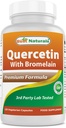 Parim looduslik Quercetin koos Bromelain Veggie kapsliga - 800 mg Quercetin & 165 mg Bromelain (2400 GDU / g), 120 krahv