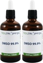 2X DMSO 99,9% Pharma koostisosad | Madal lõhn - dimetüülsulfoksiid vedelik | 2X 3,4 Oz - 2X 100 ml | Kõrge puhtus | Kahe  Se Heiltropfen® komplekt