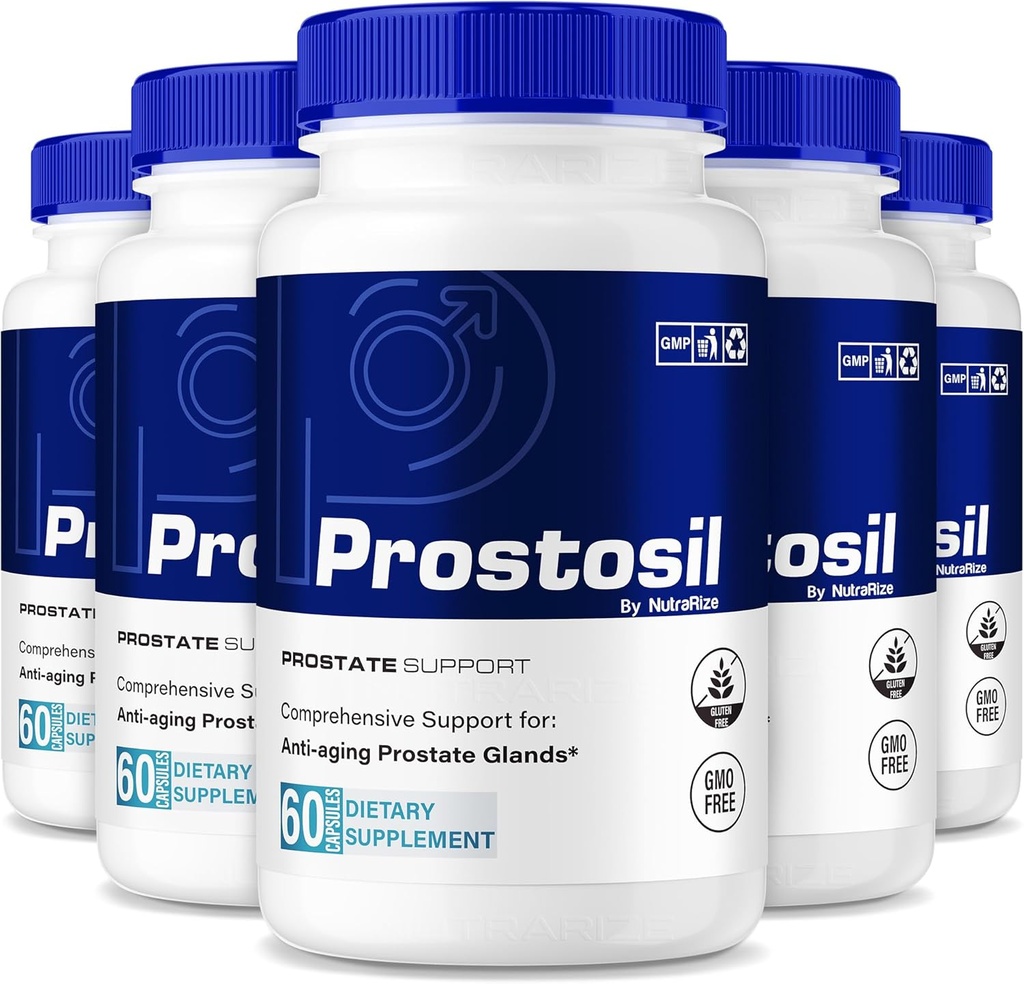 (5 Pack) Prostosil Kapslid, kõik looduslikud valemid eesnäärme tervise toetamiseks, maksimaalne tugevus Taimne lisand kontrolliks ja üldiseks terviseks, Prosto sil Vitamiini pillid Ametlik ülevaade (300 kapslit)