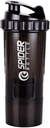 5 In 1 Protein Shaker Bottle - Professional Series Shaker Bottle for Protein Shakes and Pre Workout Gym Bottle, With Powder Storage, Pill Tray, Segamine Ball, Shakes Cup (must)