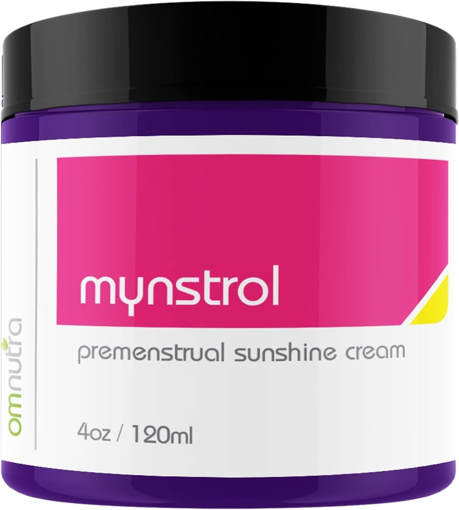 Mynstrol Periood Kramp Relief - 4oz Menstruaalkramp Relief Cream | Topical Magnesium Cream | Perioodiline Küttepadi krambid Cream - OTC Lihaste Lõõgastav Periood Relief