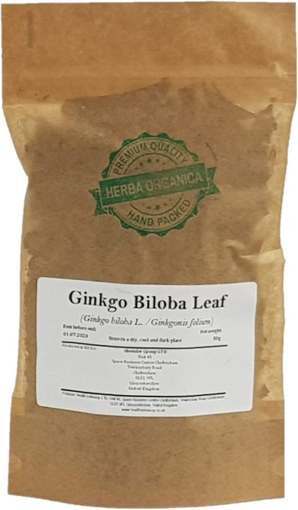 Herba Organica Ginkgo Biloba Leaf - Ginkgo Biloba L - taimetee (50 g)