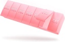 Barhon Suur Iganädalane Pill Korraldaja, Suur Vitamiini Korraldaja Juhtum 7 Päevaks, Travel Medicine Pill Box hoida erinevaid toidulisandeid ja kalaõli, Sakura Pink