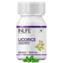 INLIFE lagritsa juure ekstrakt (Yasthimadhu) standarditud > 20% glütsürrisiinhappe lisandiga, 500 mg - 60 taimekapslit
