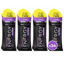 NewTrition® Extra Tugevus Energia Shots, 250mg Kofeiini Energia Shots B-vitamiini ja Aminohapped, Suhkruvaba Vitamiini Energia Shot, 1,7 fl oz (pakk 24, viinamarjad)