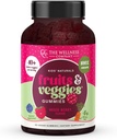 The Wellness Company Kids Naturals Fruits & Veggie Gummies - igapäevane toitumistoetus | 60ct (1 kuu pakkumine)