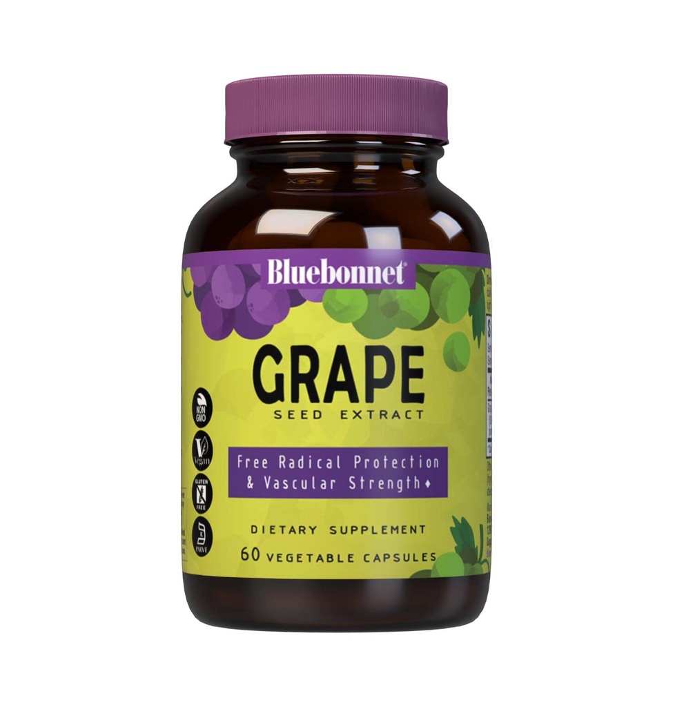 BlueBonnet Super Fruit Seed Extract Supplement, 60 Count, White (743715008403)