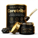 Coretribe® Royal's People Choice Pure Himaalaja Orgaaniline Shilajit Vaik, energia, tugevuse ja immuunsuse kompleks, tõelise kullasisaldusega meestele ja naistele, 30 grammi
