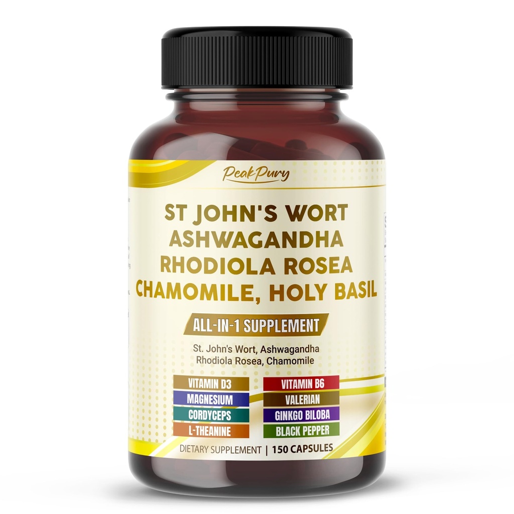 Naistepuna Ashwagandha Rhodiola Rosea Chamomile - valmistatud USA-s
