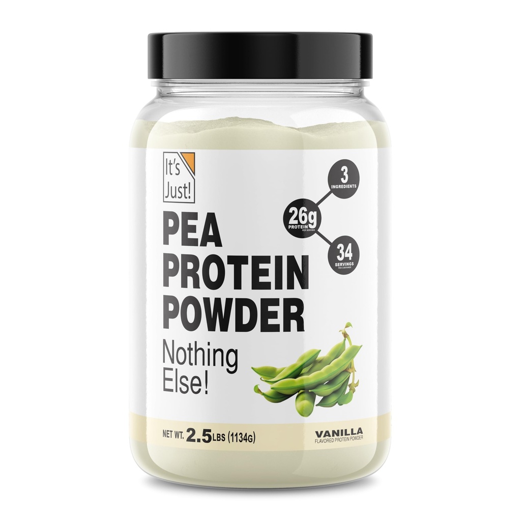 See on lihtsalt! Hernevalgu isolaat, taimepõhine, Premium kvaliteet, Gluteenivaba, Vegan, Keto Sõbralik, Kanada toode, pakendatud USA-s (2,5 naela, Vanilla)