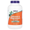 NOW Foods, Calcium & Magneesium + D - 240 Softgels