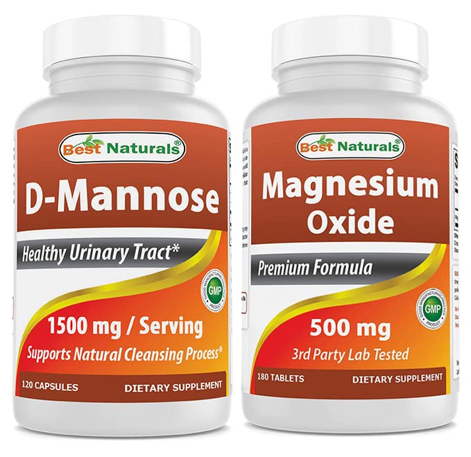 Parim looduslik D-Mannose 1500 mg ja magneesiumoksiid 500 mg