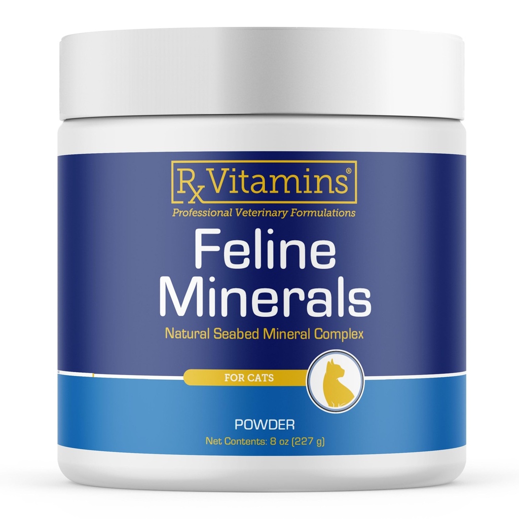 Rx Vitamiinid Kasside Mineraalid - Tauriin Kassi Südame Terviseks - Kaltsium Ühiseks Toidulisandiks - Immuunsüsteemi Tugi Magneesiumi Ja Kaaliumiga Kassidele - Naha ja Coat Supplement - 8oz