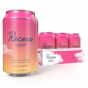Recess Mood Magnesium & Adaptogen Drink, Calming Lõõgastav Jook, 12 untsi (Raspberry Sidrun, 12 pakki)
