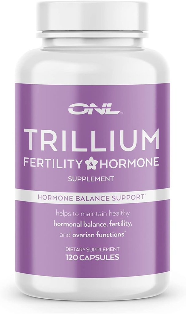 Trillium viljakuse täiendused naistele, hormooni tasakaal Inositool kapslid, tugev valem, 120 kapslit 2000 mg müo-inositooliga