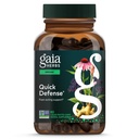 Gaia maitsetaimed Kiire kaitse - Kiire toimega immuunsuse tugilisa * - Echinacea, Black Elderberry, Ingver & Andrographis - 80 Vegan Vegani Vegani Fütokapslid (8-päevane pakkumine)