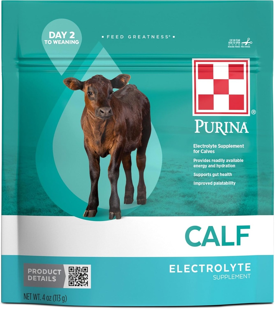 Purina® Calf Electrolyte | 4 Ounce (4 OZ) kott