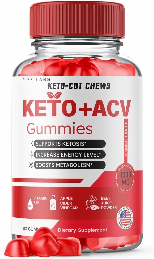 Keto-Cut Chews ACV Gummies - Keto-Cut Chews Premium Keto ACV Advanced Weight Los, Keto + ACV Gummy, Keto Cut Chews Maksimaalne tugevus täiendus, KetoCut Chews Gummies Reviews (60 Gummies)