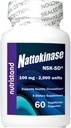 Nattokinase 2000 ühikut 60 kapslit. Jaapani kardiovaskulaarne supertoit - valmistatud USA-s Jaapani NSK-SD Nattokinaasiga. Originaalne ja enim uuritud Nattokinase bränd. (1 pudel 60 kapsliga)