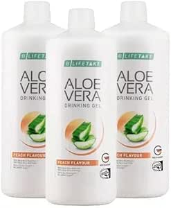 LR Lifetakt Aloe Vera Joogigeel Peach Maitse Tervishoid Naised Joovad Iga päev Looduslik ravikomplekt 3-1000 ml. / 33,3 fl.oz