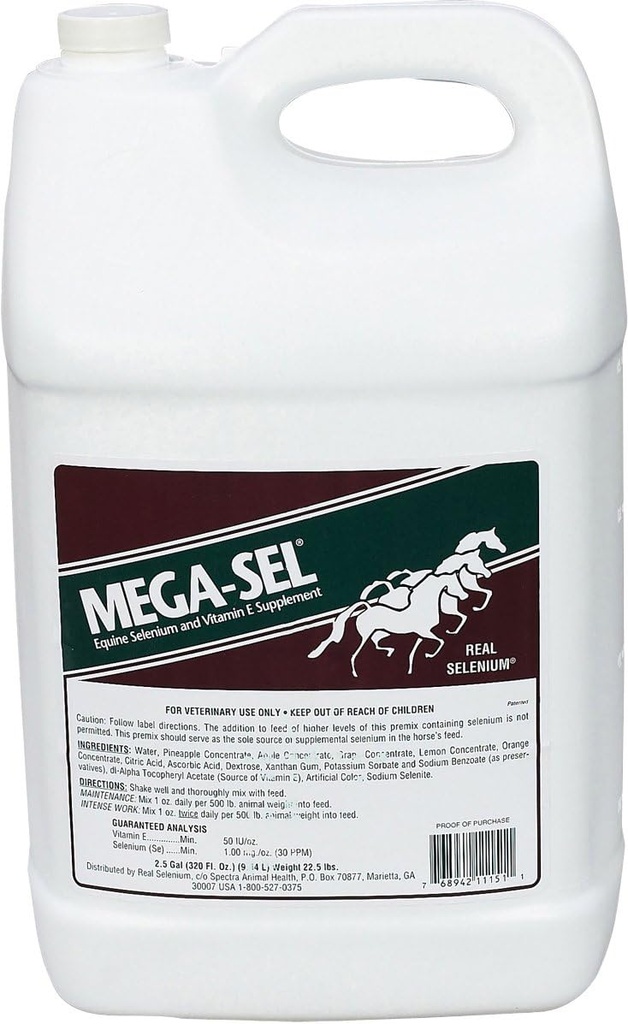 599840 Mega-Sel Vedel valem hobustele, 2.5 Gallon