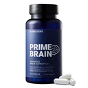 BONE SCIENCE - Prime Brain Supplement - Nootroopne fookuse, mälu ja kognitiivse jõudluse jaoks, Alpha GPC, L-Theanine & Ginkgo Biloba, Vegan - 60 kapslit