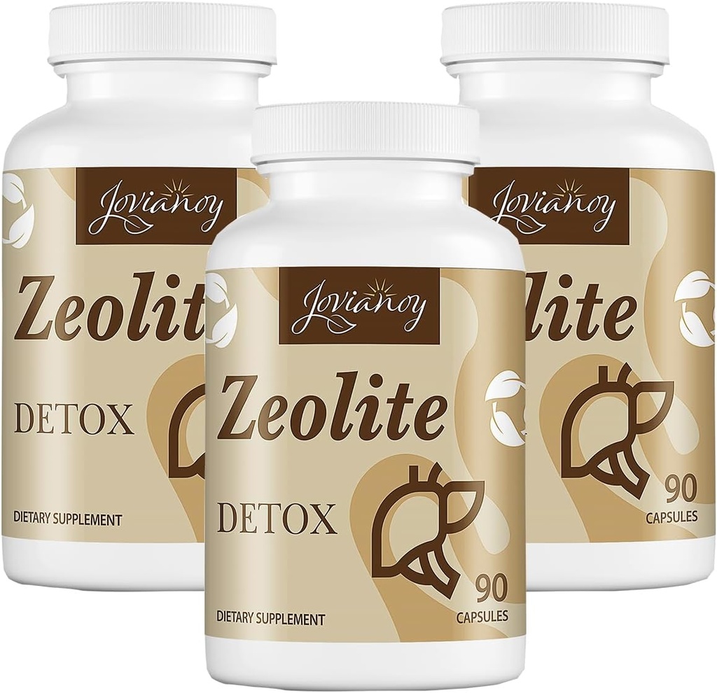 Zeoliit Detox Kapslid, Orgaaniline Aktiveeritud Süsi, Bentoniit Savi, 1-2 μm Klinoptiloliit, Maksimaalne Imendumine, Soolestiku Maks Detox Puhastab Täis Keha Meestele, 270 Kapslit
