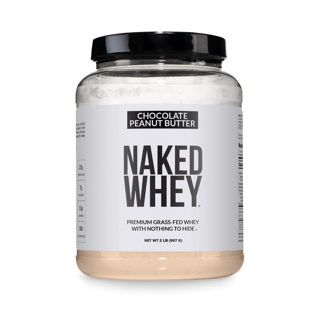 NAKED Whey Chocolate Maapähklivõi valgupulber, rohusööda vadak, GMO-d, soja ja gluteenivaba Ei midagi kunstlikku, abi kasv ja taastumine - 21 serveerimist
