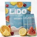 LIDO Sordipakend Elektrolüütide pulbripaketid – puhas, nullsuhkru hüdratatsioonijoogi segu tasakaalustatud naatriumiga kiireks täiendamiseks – Vegan, Paleo & Fasting Friendly – 28 Sticks