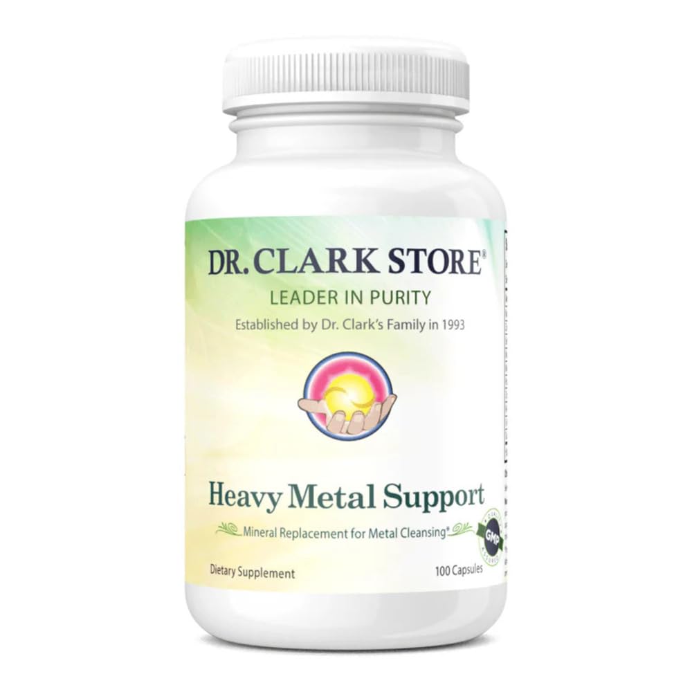Dr Clark Store Heavy Metal Support, mineraalide asendamine metalli puhastamiseks, 100 kapslit