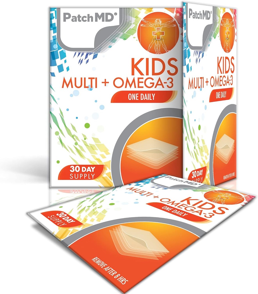 PatchMD Kids Multi + Omega-3 aktuaalsed plaastrid - 30 päeva pakkumine
