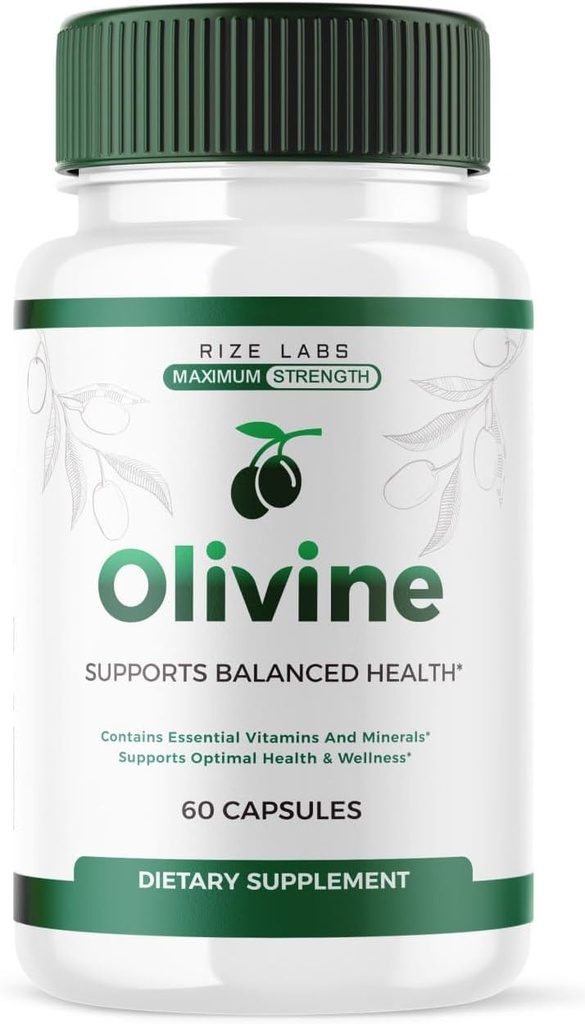 Rize labs (Official Olivine kaalulangus täiendada, Superfood kapslid kogu keha heaolu ja tervislik elustiil, pillid Leaner Physique, Oli Vine Reviews, Advanced (60 kapslit)