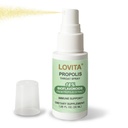 Lovita Bee Propolis Throat Spray, 18% Bioflavonoidid, Alkoholivaba, Immune Support, Kurgu rahustav, Antioksüdant, Õrn maitse, 1 Fl Oz (pakk 1)