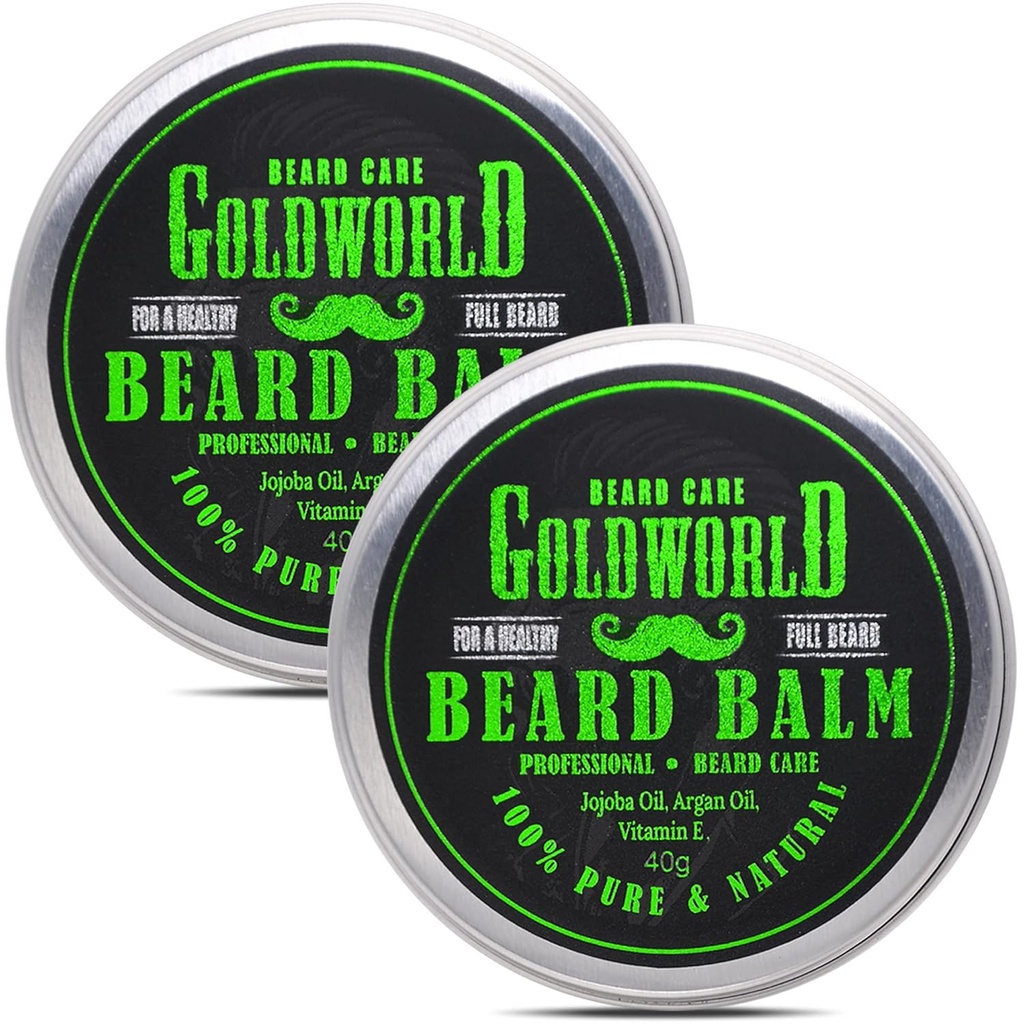 GoldWorld 2 Pack Beard Balm habemehoolduseks, Beard Care
