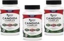 Zenesis Labs Candida Complex Cleanse Detox Kaprüülhappe lisand, Oregano ekstrakt, probiootikumid, ensüümid - 180 kapslit, 90 päeva varu (60 kapslit / pudelit)