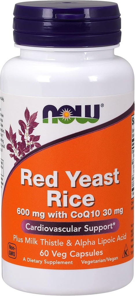 Now Foods Red Rice Pärm & CoQ10, 60 kapslit ( Multi-Pack)