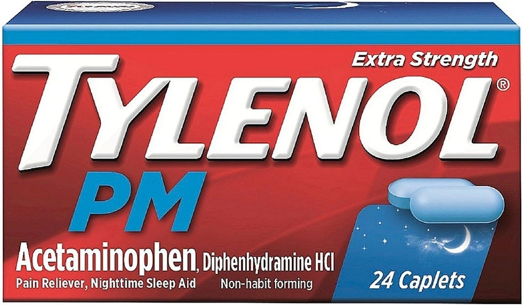 Tylenol Pm ES Kapsel 24ct Suurus 24ct