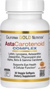 California Gold Nutrition Astaksanthin Carotenoid Complex, Lutein, Lükopeen, Astaksanthin, 30 Veggie Softgels