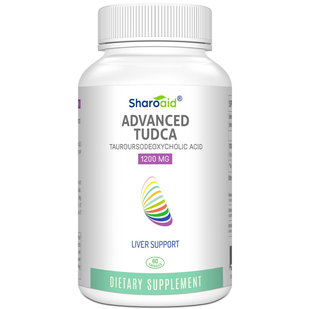 TUDCA Maksatoetuslisad 1200 mg-kolmanda osapoole testitud tugeva tugevusega vormel-Bile soolad maks Detox Cleanse-Vegan kapslid maks, neerud, nahkpõie tervis, 1 pudel-60 kapslit