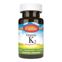 Carlson - vitamiin K2 MK-7 (menakinoon), 90 mcg, luu tugi, kaltsiumi biosaadavus, K2 Vitamiin, K-2, 60 Softgels