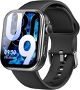 TOZO AMOLED S6 Smart Watch 1.85 Ultra-Clear Screen Dynamic Faces Bluetooth Call, 100+ Sport Modes Fitness Activity Tracker Sleep Monitor IP68 Veekindel Must